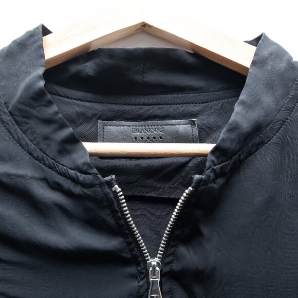 Blank NYC Black Zipped Up Long Sleeves Jacket - Picture 3 of 6